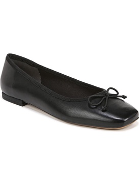 abigail womens leather ballet flats