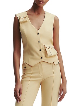 ardar womens wool office suit vest