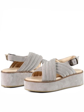 womne's dor ian suede wedge sandal