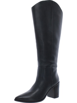 ticada womens leather wide calf knee-high boots