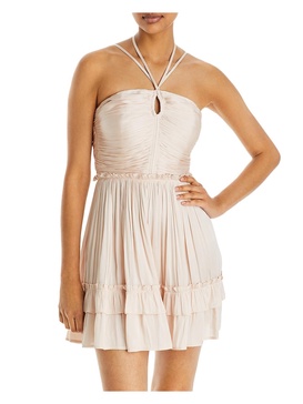 womens strappy mini cocktail and party dress