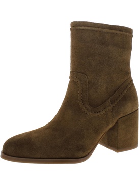 pailey womens suede zipper ankle boots