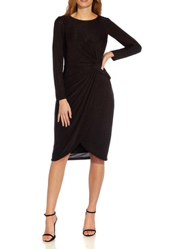 plus womens faux wrap maxi cocktail and party dress