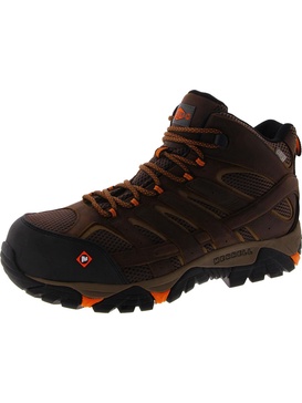 moab vertex mid mens leather composite toe work and safety shoes