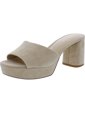 dali womens cork slip on heels