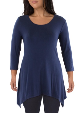 plus makayla womens flowy flattering tunic top