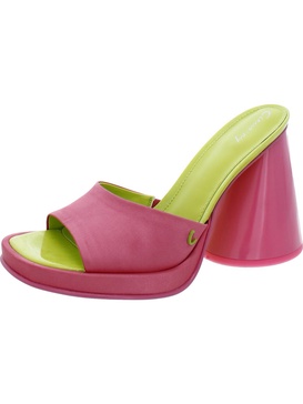 haynes womens open toe slip on heels