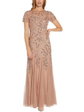 womens sequined maxi evening dress