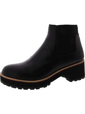 womens leather ankle chelsea boots