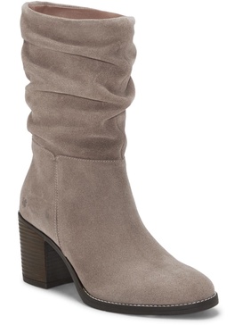 bitsie womens zipper slouchy mid-calf boots