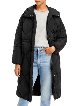 womens winter hooded puffer coat