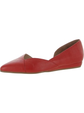 karla womens leather pointed toe d'orsay