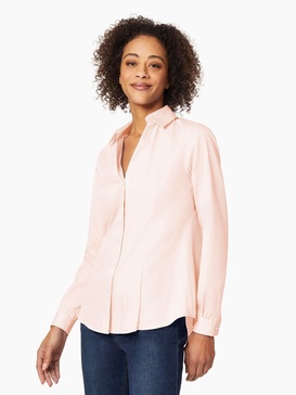 easy-care button-up shirt