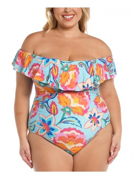 plus womens beachwear summer one-piece swimsuit