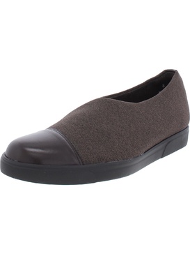 plum womens lightweight slip-on ballet flats