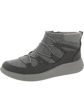 tahoe womens fleece ankle winter & snow boots