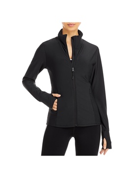 womens zip up fitness athletic jacket