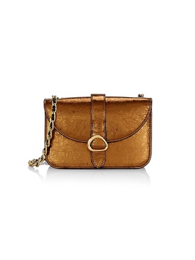 esme small chain crossbody bag in copper