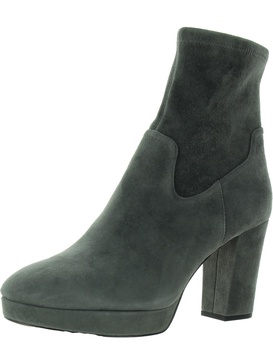 lewis womens suede ankle booties