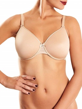 c magnifique seamless contour spacer minimizer bra in nude