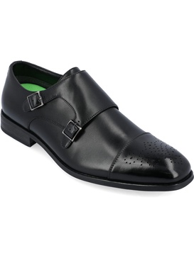 atticus mens faux leather square toe loafers