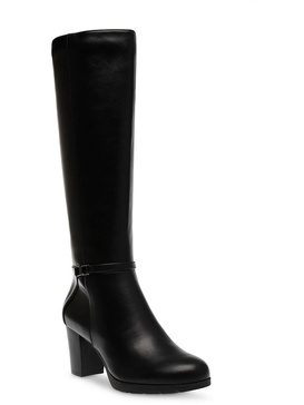 reach up womens faux suede zip up knee-high boots