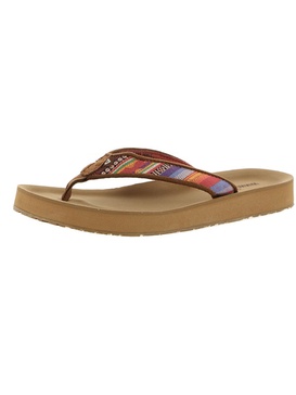 hedy womens aztec print slip on flip-flops