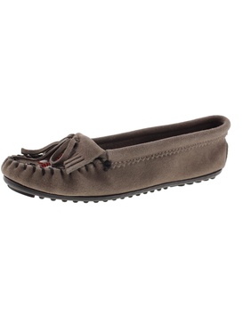 thunderbird ii  womens suede fringe moccasins