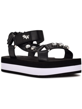 cutie 3 womens faux leather jeweled ankle strap