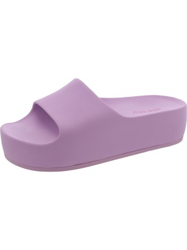 womens round toe pool slide sandals