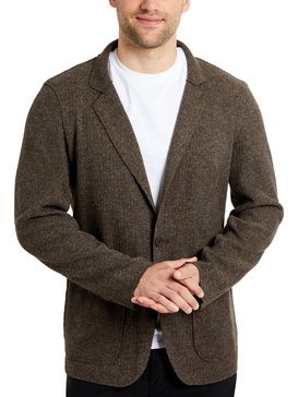 mens ribbed knit sportcoat