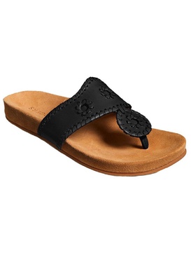 jacks comfort sandal womens leather slides footbed sandals