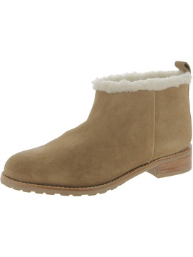 sienna womens suede water resistant booties