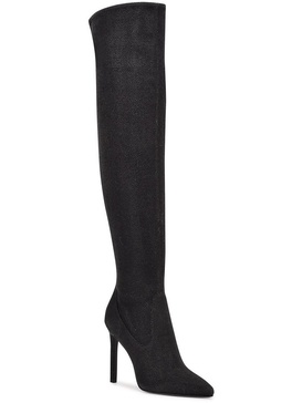 tacy 3 womens faux leather side zip over-the-knee boots