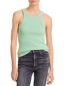 the chin ups womens ribbed knit scoop neck tank top