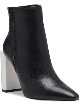 timea womens leather heels ankle boots