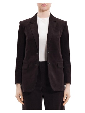 tailor womens slim business two-button blazer