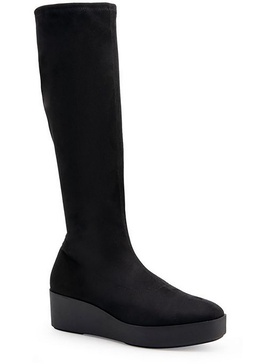 cecina womens faux suede zipper knee-high boots