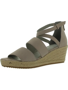 womens leather zipper espadrilles