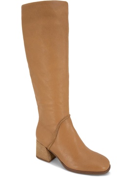 sacha womens leather knee-high boots