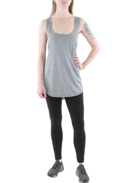 womens heathered work out tank top