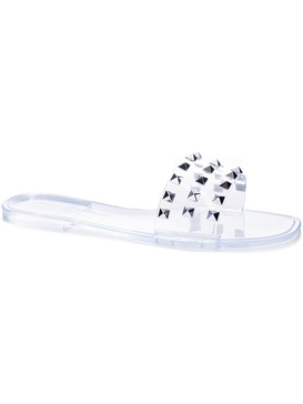 jelato womens studded slip-on slide sandals