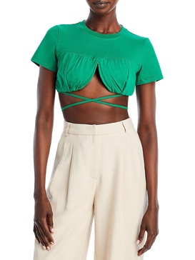 jay womens cotton short sleeves cropped