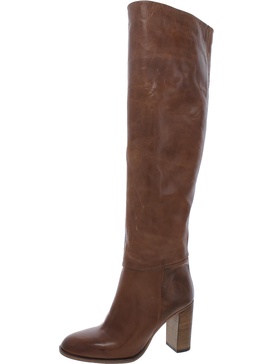 dakota womens slouchy pull-on fit knee-high boots