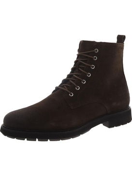 batcombe hi2 mens suede ankle combat & lace-up boots