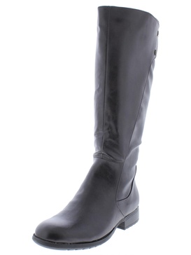 xripley womens faux leather tall riding boots