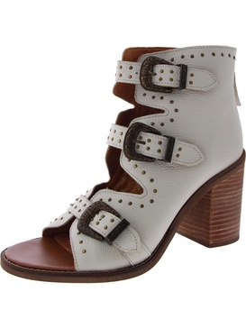 ziggy womens studded leather ankle strap