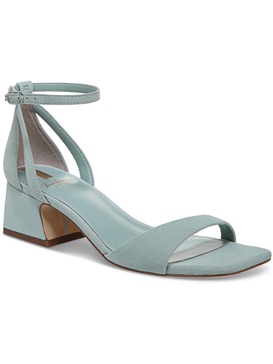 wilson womens buckle square toe heels