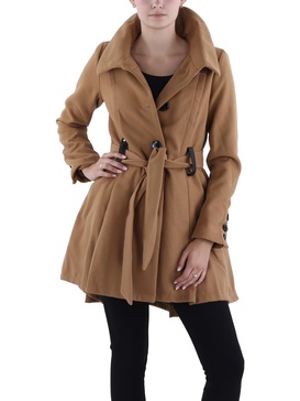 womens fleece lightweight overcoat