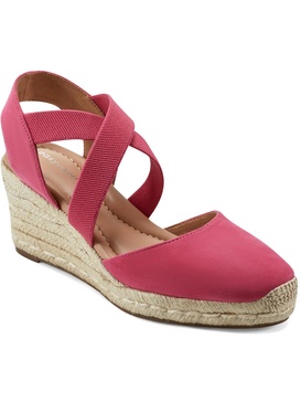 meza womens leather suede wedge sandals